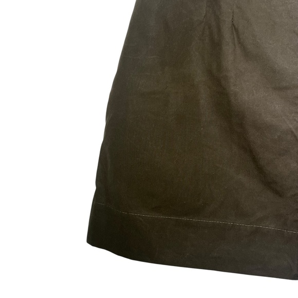 Barbour x GANNI Khaki Mini Skirt NWT SIze US 8 - Picture 6 of 10